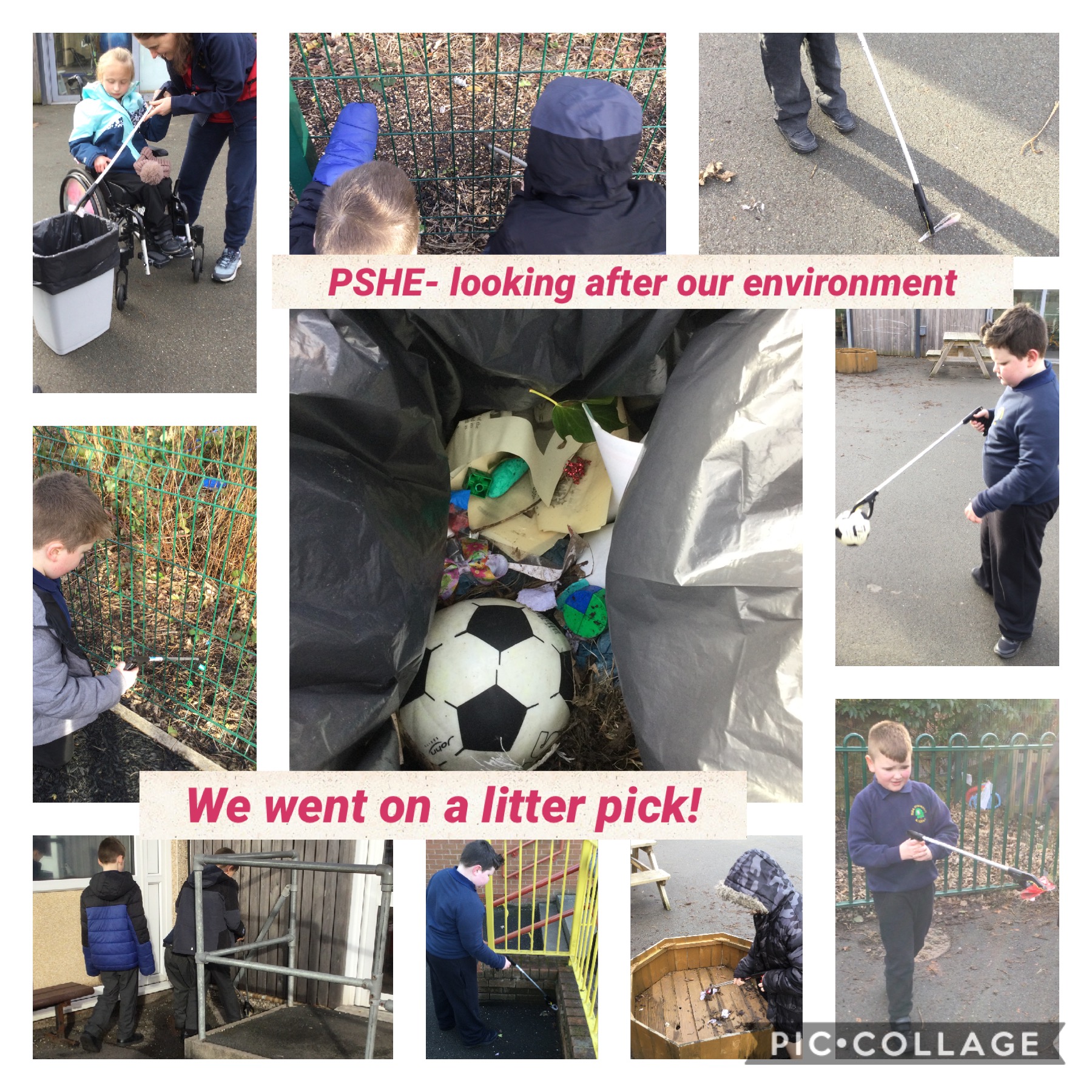 Image of PSHE... litter pick